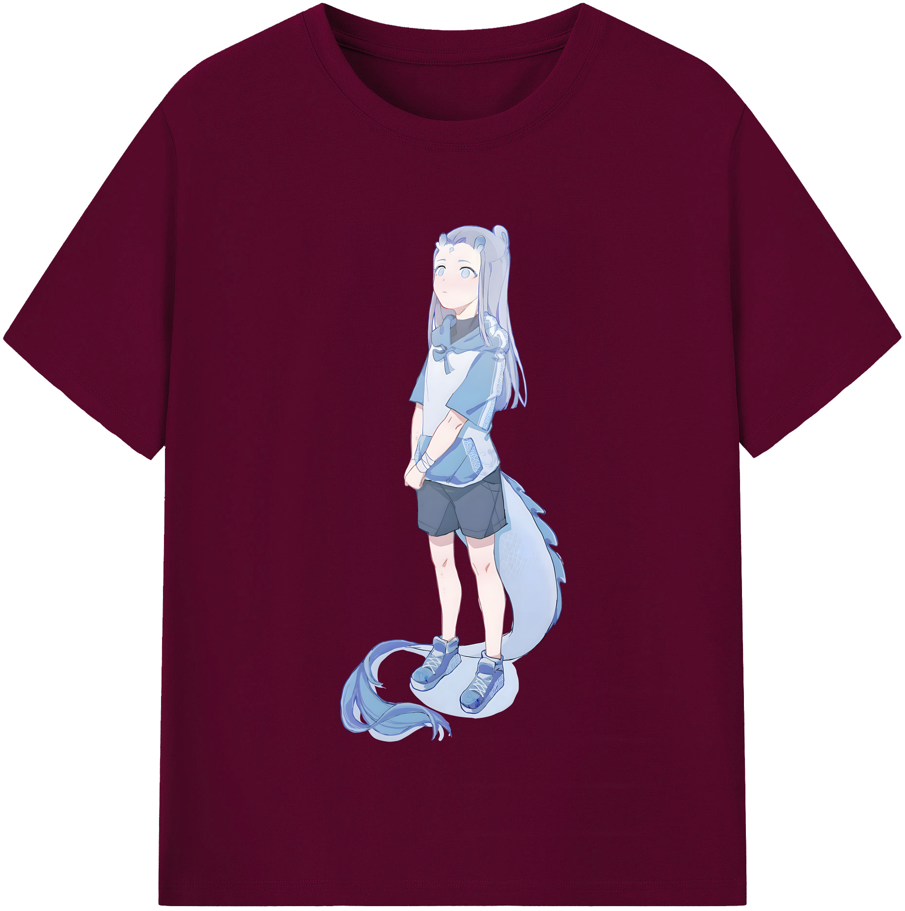 （画像用） Ne Zha 2 ナタ 魔童の大暴れ レディースカジュアルプリントTシャツ（綿100％）
